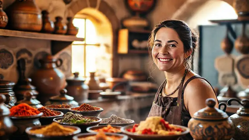 Türkische Küche strahlt Wärme und Farben aus
