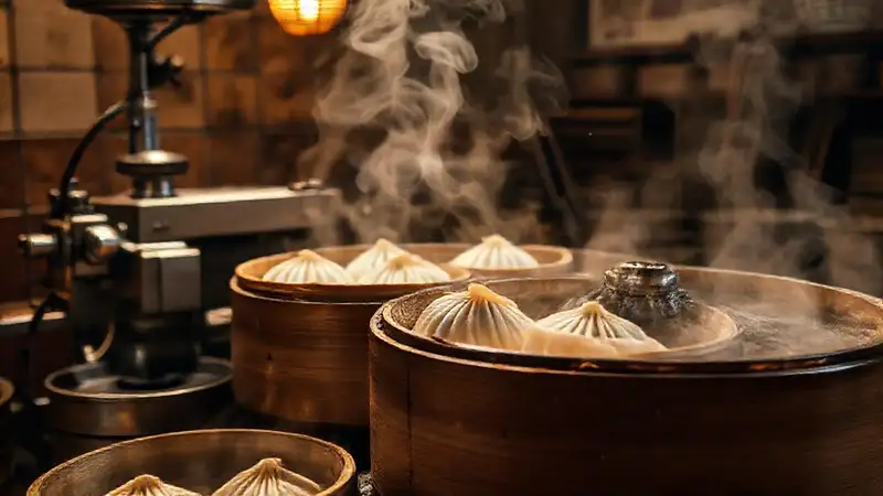 Hier ist die Antwort:Komplexe Dim Sum dampft elegant