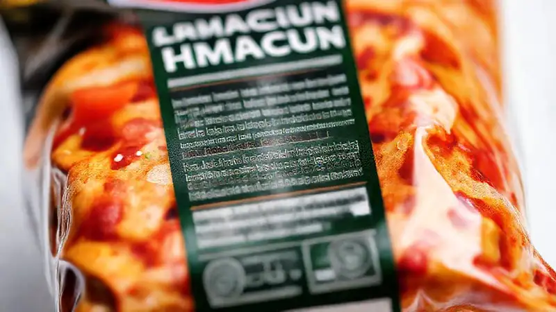 Lahmacun-Verpackung: appetitlich und modern dargestellt