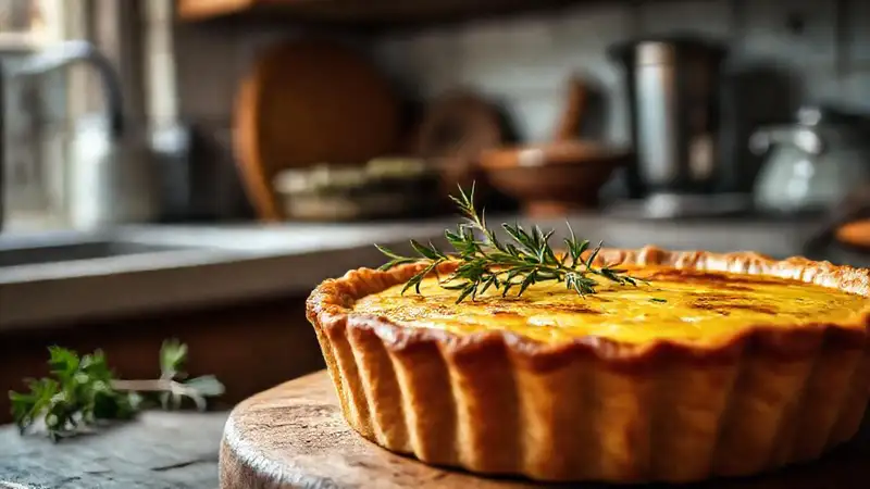Hier ist eine Möglichkeit:Rustikale Küche: goldener