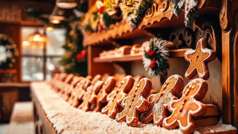 Hier ist eine kurze Antwort:„Deutsches Weihnachtsbäckerei: warm