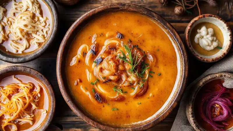 Französische Zwiebelsuppe: globale Geschmacksvielfalt