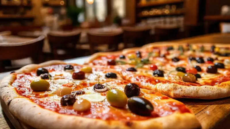 Hier ist eine kurze Antwort:Pizza-Scheiben